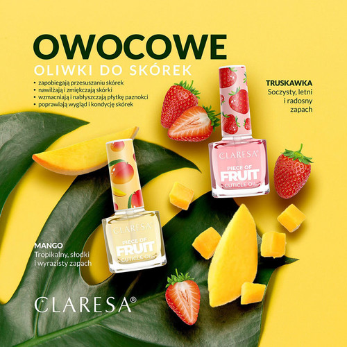 Масло для кутикулы Claresa PIECE OF FRUIT MANGO 5мл - Фото №2