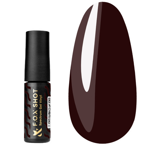 F.O.X SHOT Гель-лак Spectrum Gel Vinyl 118 бордовый, 5 г