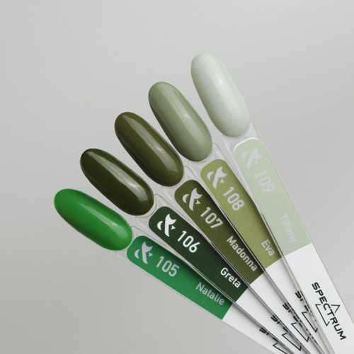 Gel polish FOX SHOT Spectrum №106 green, 5 g - Фото №2