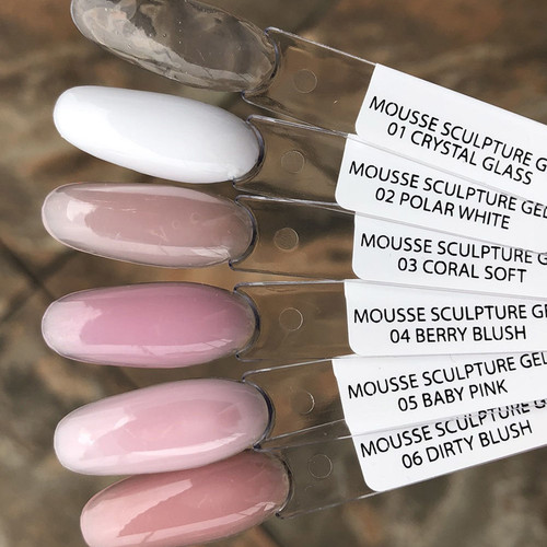 Гель для наращивания Victoria Vynn MOUSSE SCULPTURE GEL 01 Crystal Glass 50ml - Фото №2