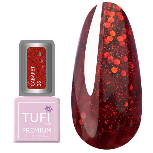 Гель-лак TUFI profi  PREMIUM Cabaret  26 Гламур 8мл (0102581)