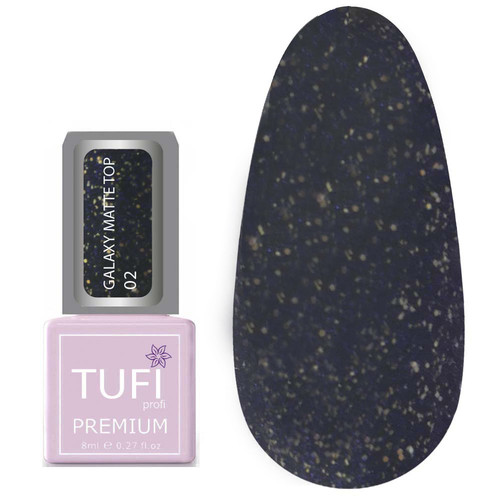 Топ TUFI profi PREMIUM Galaxy Matte Top 02 Атик 8 мл (0133948) - Фото №1