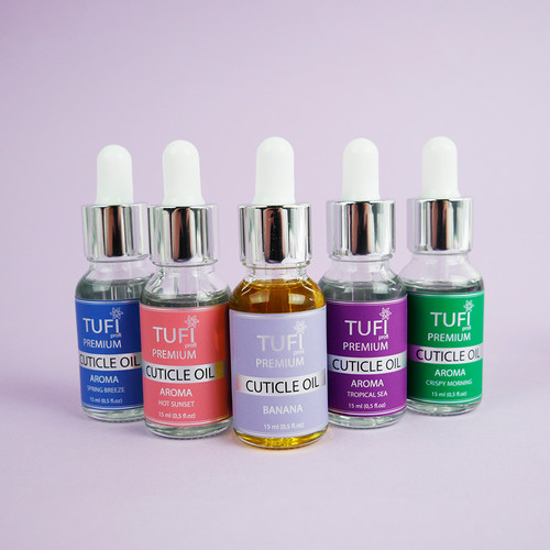 Масло для кутикулы TUFI profi PREMIUM Aroma банан 15 мл (0096793) - Фото №4
