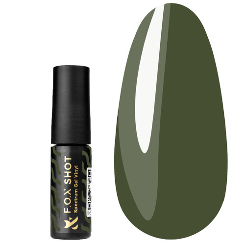 F.O.X SHOT Spectrum Gel Vinyl 107 гель-лак 5 мл темно-зеленый