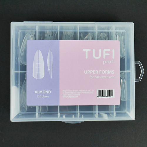 Верхние формы для наращивания TUFI profi PREMIUM миндаль 120 шт (0121805) - Фото №3