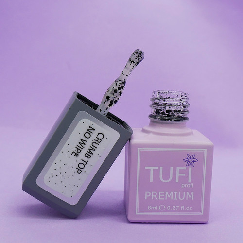 Топ TUFI profi PREMIUM Crumb No Wipe без липкого слоя с крошкой 8мл (0103866) - Фото №3