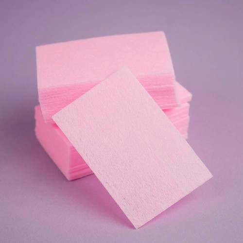 Lint-free napkins TUFI Profi PREMIUM  pink 4x6 cm 540 pcs (0104417) - Фото №3