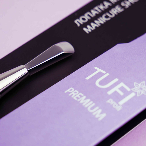Spatula for manicure TUFI profi  PREMIUM  double -sided 13.5 cm (0097212) - Фото №2