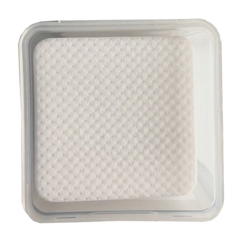 Безворсовые салфетки TUFI profi PREMIUM Lux Cotton Fibre белые перфорированные 5х5 см 200 шт (0096484) - Фото №2