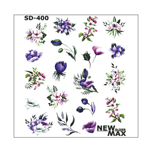 Slider design Crystaloff SD-400 flowers