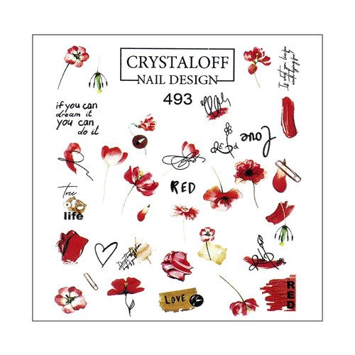 Слайдер дизайн Crystaloff Nail Design 493 абстакция
