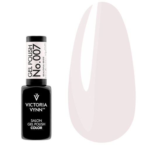 Гель лак Victoria Vynn COLOR SHIMMER 007 Beautiful Bride светло-розовый 8ml - Фото №1