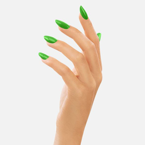 Гель лак Victoria Vynn COLOR NEON 058 Totally Green чистый зеленый 8ml - Фото №2