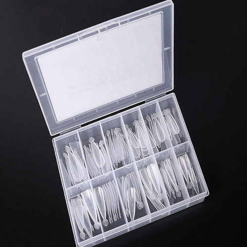 Upper forms for nail extension Komilfo (false nails) almond 120 pcs (456063) - Фото №3