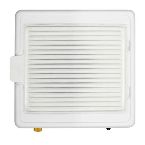 Tabletop dust collector for manicure TERI Turbo M white (golden mesh) - Фото №3