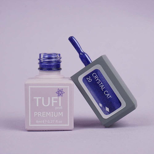 Гель-лак TUFI profi PREMIUM Crystal Cat 20 танзанит 8 мл (0173911) - Фото №4