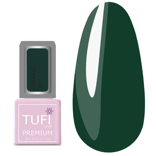 Гель-лак TUFI profi PREMIUM Emerald 33 глаз Саурона 8мл (0121287)