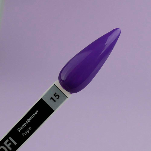 Гель-лак TUFI profi PREMIUM Purple 15 ультрафиолет 8мл (0102509) - Фото №3