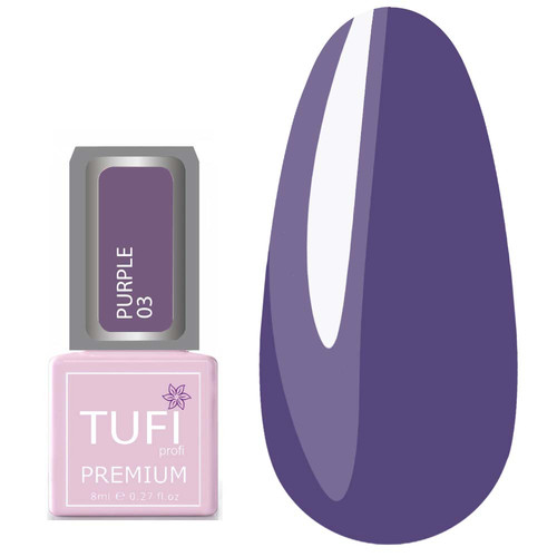 Гель-лак TUFI profi PREMIUM Purple 03 сливовый 8мл (0102495) - Фото №1