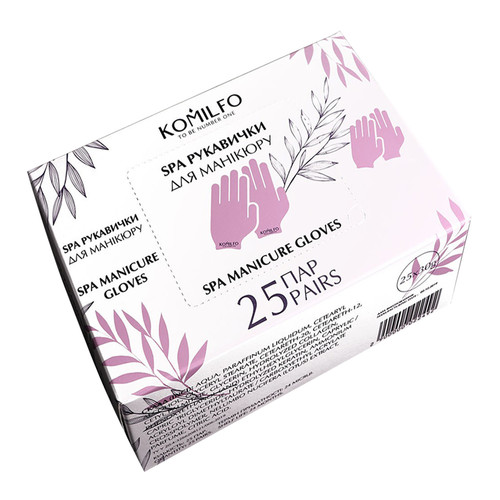 SPA manicure gloves KOMILFO 25 pairs