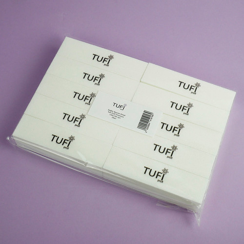 Бафик TUFI profi PREMIUM брусок белый 150/150 грит 10 шт (0122158) - Фото №2