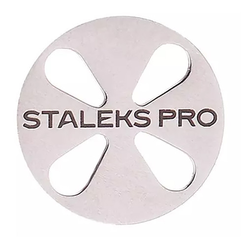 PODODISC metalowy wydłużony STALEKS PRO S (15 mm) + zestaw wymiennych nakładek 180 grit 5 szt - Фото №1