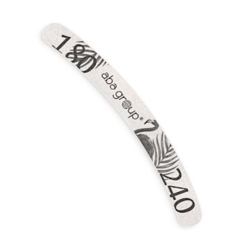 Aba Group SAFE PACKAGE Nail file BANAN 180/240 SLIM - FLAMING - Фото №1