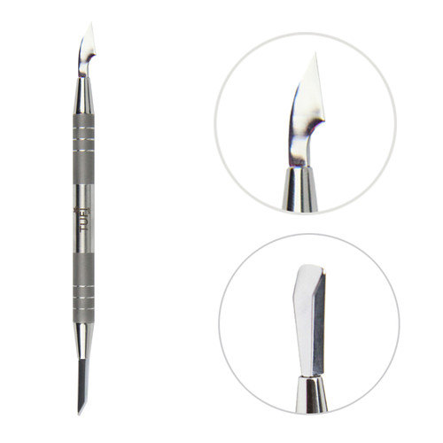 Spatula for manicure TUFI profi  PREMIUM  double -sided 13.5 cm (0097212) - Фото №1