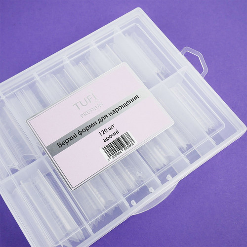 Upper forms for nail extension TUFI profi PREMIUM arched 120 pcs (0195434) - Фото №5