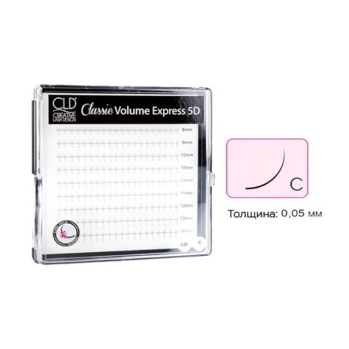 Ресницы Classic 5D Volume Express C - Фото №1