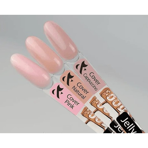 Gel for extension FOX Jelly Cover Pink 30 ml - Фото №3