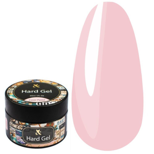 Гель для моделирования F.O.X Hard gel Cover Pastel 30 мл - Фото №1