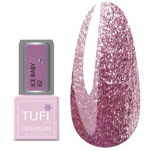 Гель-лак TUFI profi PREMIUM Ice baby 02 Атлантида 8 мл (0102215) - Фото №1