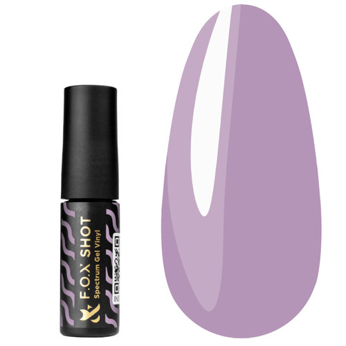 Gel polish FOX SHOT Spectrum Gel Vinyl №127 light purple 5 g - Фото №1