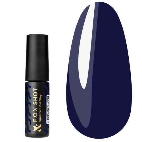Гель-лак FOX SHOT Spectrum Gel Vinyl 128 синий 5 г
