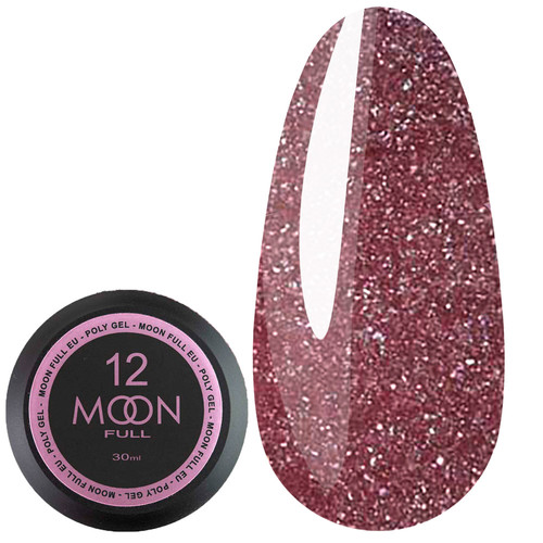 Полигель MOON FULL POLY GEL 30 мл 12 - Фото №1