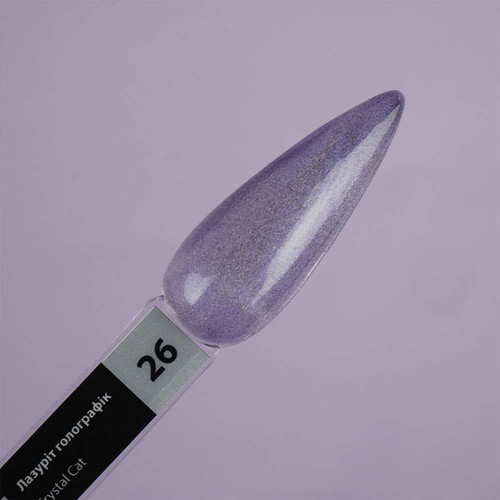Гель-лак TUFI profi PREMIUM Crystal Cat 26 голубой голографик 8 мл (0173919) - Фото №3