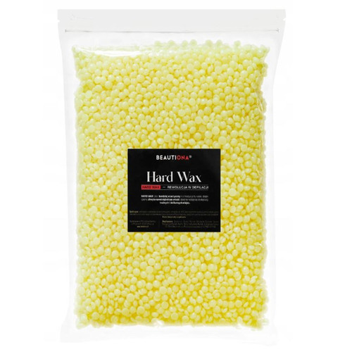 Горячий воск в гранулах BEAUTIONA Hard Wax Yellow 1000 г