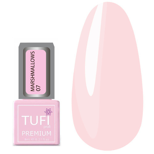 Гель-лак TUFI profi PREMIUM Marshmallows 07 румянец 8 мл (0102484) - Фото №1