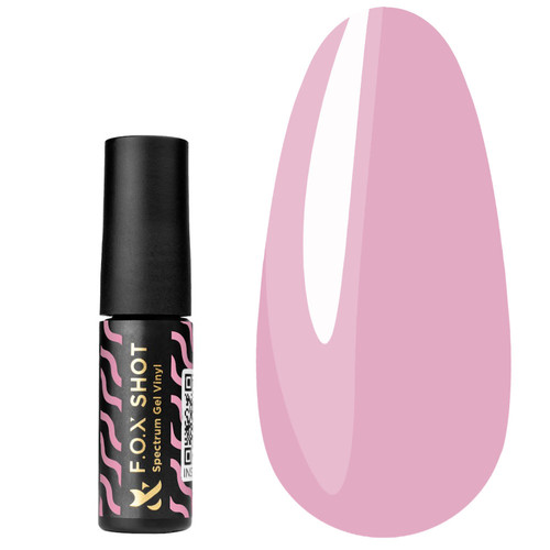 Gel polish FOX SHOT Spectrum Gel Vinyl №145 pink 5 g - Фото №1