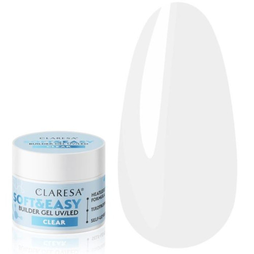 Builder gel Claresa SOFT&EASY BUILDER GEL CLEAR 45g