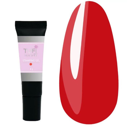 Стемпинг гель TUFI profi PREMIUM Stamping gel 03 красный 8 гр (0288844) - Фото №1