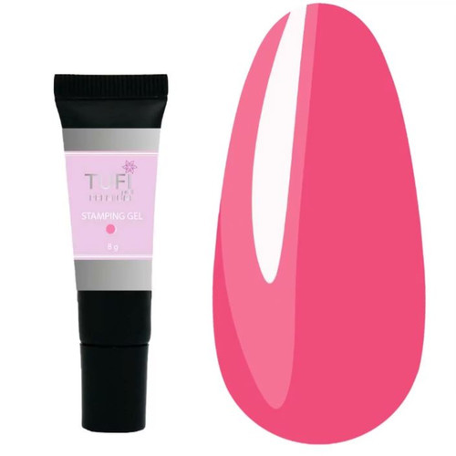 Стемпинг гель TUFI profi PREMIUM Stamping gel 05 розовый 8 гр (0288846) - Фото №1