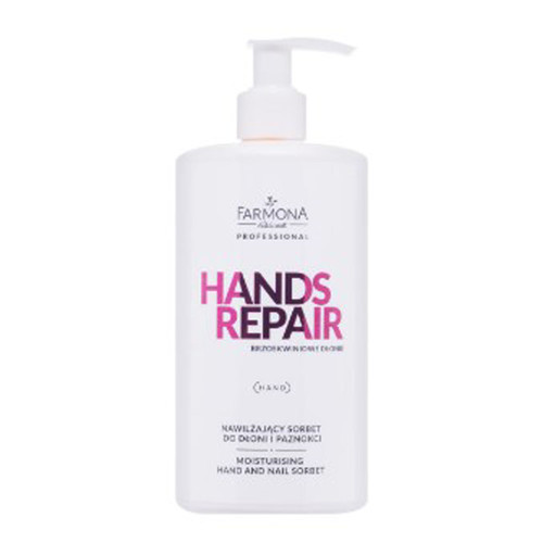 Увлажняющий сорбет для рук Farmona Hands Repair персиковый 500 мл - Фото №1