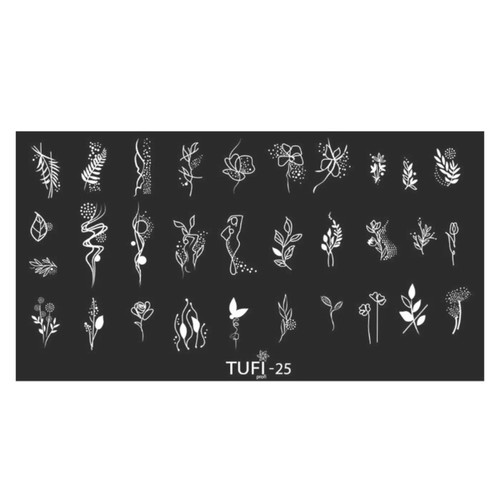 Пластина для стемпинга TUFI profi PREMIUM №25