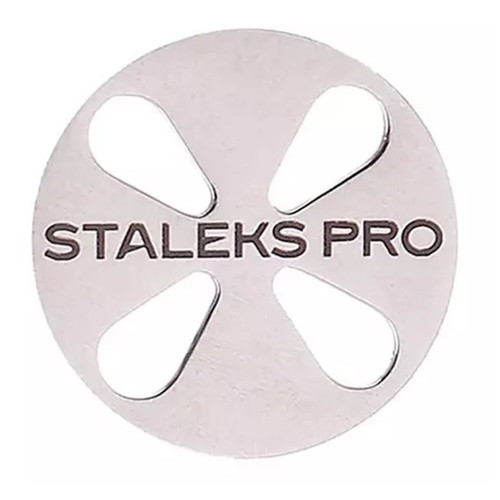 Диск педикюрный удлиненный PODODISC STALEKS PRO S в комплекте с изменяемым файлом 180 грит 5 шт 15 мм - Фото №1