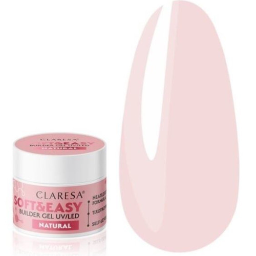 Builder gel Claresa SOFT&EASY BUILDER GEL NATURAL 12g