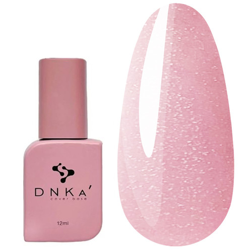 База DNKa Cover  Base №009 розовый с серебряным шимером 12 мл