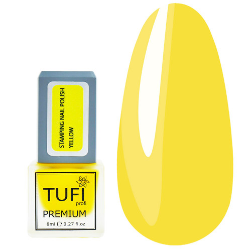 Лак для стемпінгу TUFI profi PREMIUM Stamping жовтий 8 мл (0295878) - Фото №1