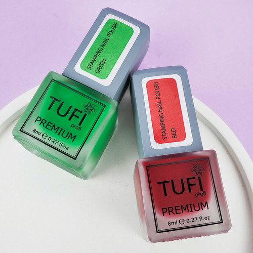 Лак для стемпінгу TUFI profi PREMIUM Stamping зелений 8 мл (0295879) - Фото №3